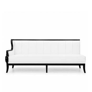 Empire Sofa (Black-White-lines) (Right Arm)