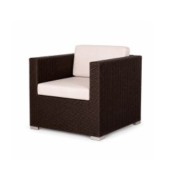 Rattan Armchair (Mocha)