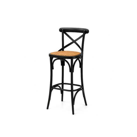 GH Coco barstool with Straw  cushioned seat pad and sleek frame, ideal for event bar and lounge seating