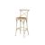 GH Coco Barstool White - Straw Seat Pad