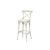 GH Coco Barstool White - White Seat Pad