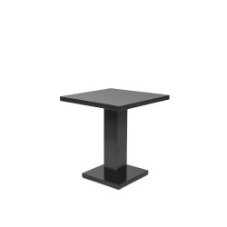 GH OLYMPIC CAFE TABLE WITH SMOKED MIRROR BLACK