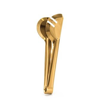 Tongs Small Gold With Hole