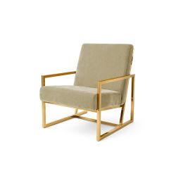 Reflection Rain Armchair Gold Champagne