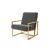 Reflection Rain Armchair Gold Silver
