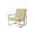 Reflection Rain Armchair Silver Ivory