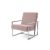 Reflection Rain Armchair Silver Rose Gold