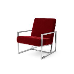 Reflection Rain Armchair Silver Red