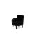 GH Belgravia Ottoman - Black GH Belgravia Ottoman - Black