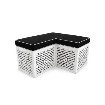 Maze Bench (L-Shape)