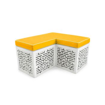 Maze Bench (L-Shape) Yellow