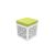 Maze Ottoman lime Green