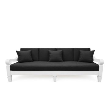 Maze Sofa 8' Black