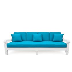 Maze Sofa 8' blue
