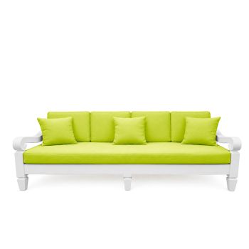 Maze Sofa 8' Lime green