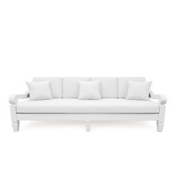 Maze Sofa 8' White