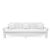 Maze Sofa 8' White