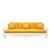 Maze Sofa 8' Yellow