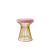 Wire Ottoman Gold - Pink