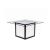 Skyline Dining Table 48”x48” Glass Top