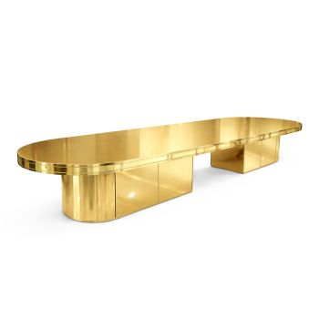 Golden Goddess Oval Table 16'