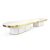 Reflection Dining Table Oval 16' (Gold)