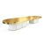 Reflection Dining Table Oval 16' (Top Golden)