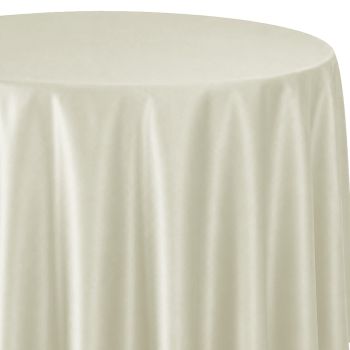 Satinessa Ivory - 108" Round