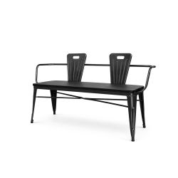 Urban Loveseat Black 