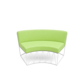 Sea-Breeze - Curved Lounge Chair - Lime Green