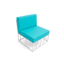 Sea-Breeze - Modular Lounger Chair - Turquoise