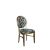 CHANDELLE® CHAIR GOLD - CUSHION ZEBRA