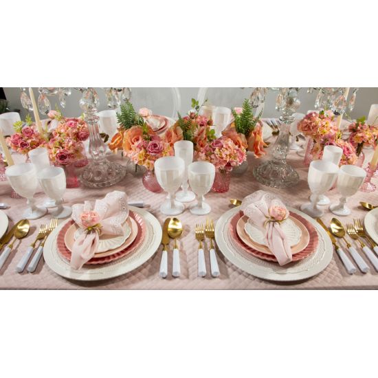 Bella white water glass with opaque textured bowl and short stem, stylish glassware for receptions and dinner tables, rack of 25.
