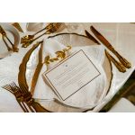 Royal Flatware Dinner Fork Gold Set 10