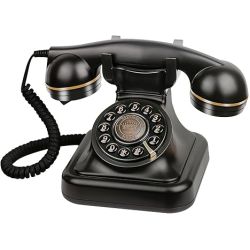 Audio Guest Book Wedding Phone (Black)