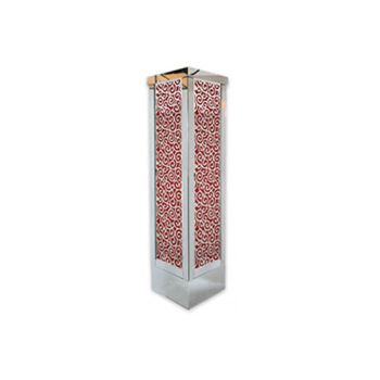 Reflection Column 8' Wave (Laser Cut Silver) (Red)