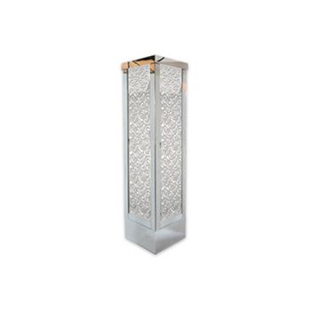 Reflection Column 8' Wave (Laser Cut Silver) (White)