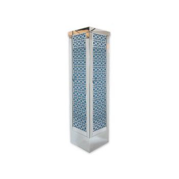 Reflection Column 8' Target (Laser Cut Silver) Blue