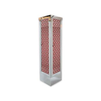 Reflection Column 8' Target (Laser Cut Silver) Red