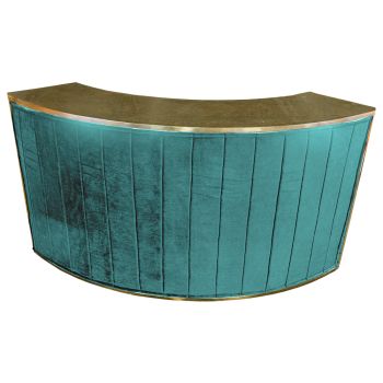 Blackout Reflection Curved Bar (Gold-Tiffany Blue)