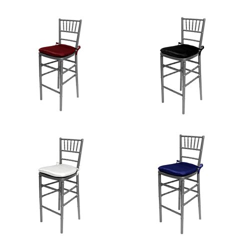Chiavari Barstool Resin Silver