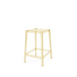 Ghost Barstool Amber (Without Back)