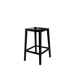 Ghost Barstool Black (Without Back)