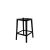 Ghost Barstool Black (Without Back)