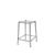 Ghost Barstool Black Smoke (Without Back)