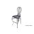 Halexandria Barstool Silver Cushion Black