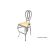 Halexandria Barstool Silver Cushion Gold