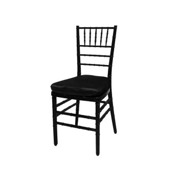 Chiavari Chair Black Cushion Black
