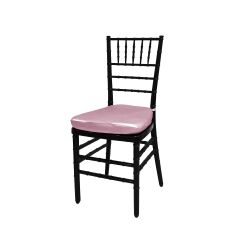 Chiavari Chair Black Cushion Light Pink