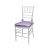Chiavari Chair Clear Cushion Lilac